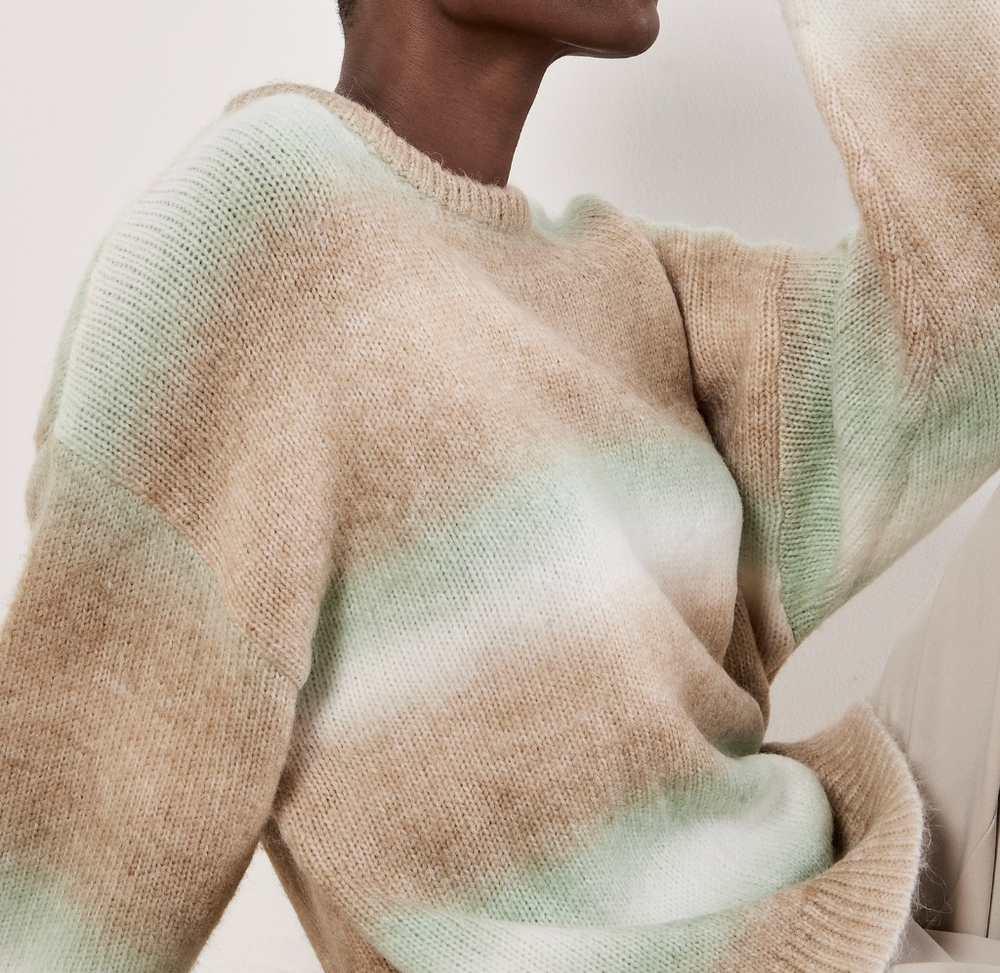 Space Dye Stripe Jumper